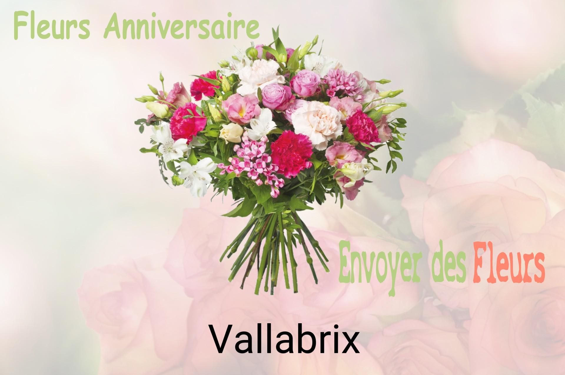 Bouquet de fleurs d’anniversaire livré à Vallabrix