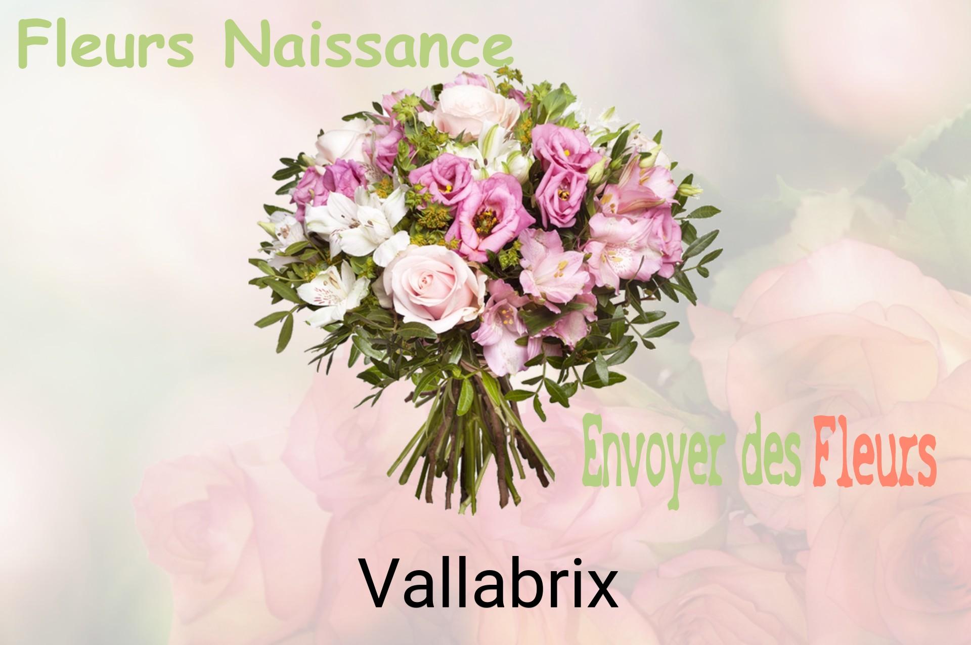 Bouquet de fleurs de naissance livré à Vallabrix