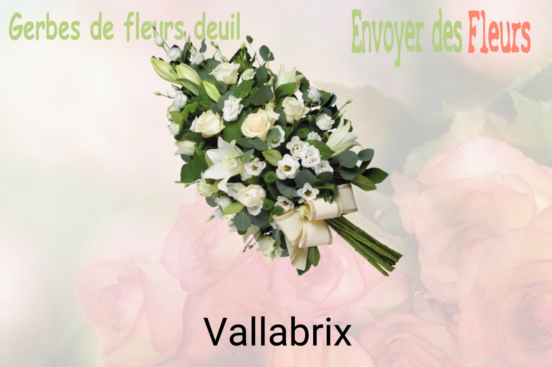 Gerbe de fleurs de deuil livrée à Vallabrix